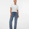 Vmtessa-jeans med høy midje og vid passform