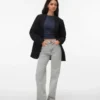 Vmtessa-jeans med høy midje og vid passform