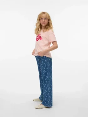 Vmtessa jeans med høy midje og vid passform