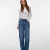 Vmtessa-jeans med høy midje og vid passform