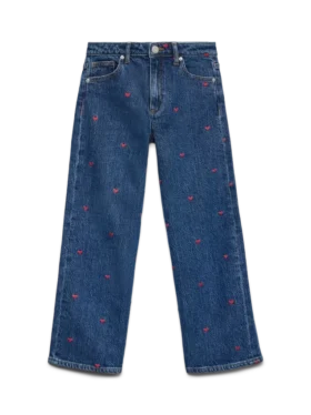 Vmtessa jeans med høy midje og vid passform