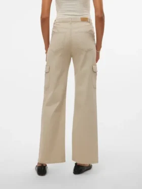 Vmtessa jeans med høy midje og vid passform