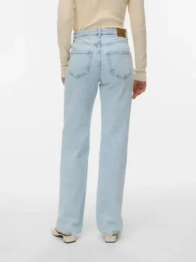 Vmtessa-jeans med høy midje og vid passform