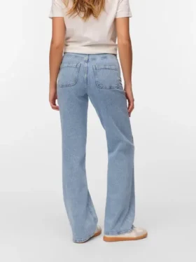Vmtessa-jeans med høy midje og vid passform