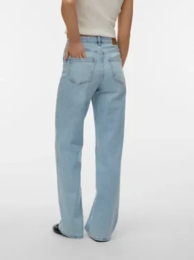 Vmtessa-jeans med høy midje og vid passform