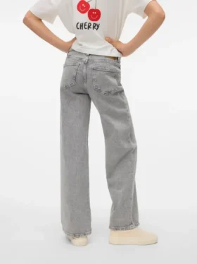 Vmtessa jeans med høy midje og vid passform