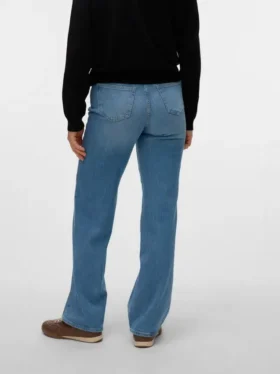 Vmtessa jeans med høy midje og vid passform