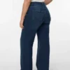 Vmtessa-jeans med høy midje og vid passform