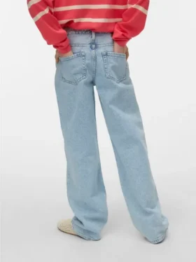 Vmtessa jeans med høy midje og vid passform