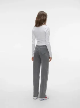 Vmtessa-jeans med høy midje og vid passform