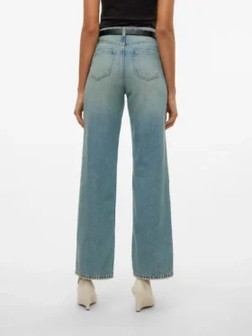 Vmtessa jeans med høy midje og vid passform