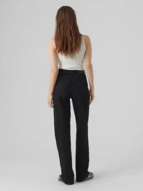 Vmtessa-jeans med høy midje og vid passform