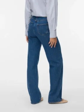 Vmtessa jeans med høy midje og vid passform
