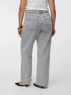 Vmtessa-jeans med høy midje og vid passform