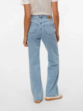 Vmtessa-jeans med høy midje og vid passform