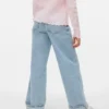Vmtessa jeans med høy midje og vid passform