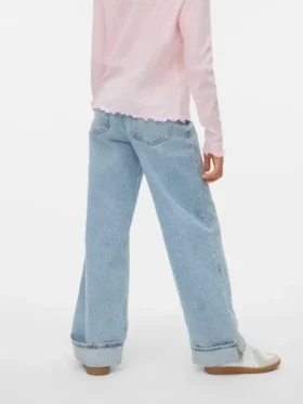 Vmtessa jeans med høy midje og vid passform