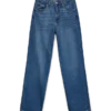 Vmtessa-jeans med høy midje og vid passform