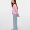 Vmtessa jeans med høy midje og vid passform