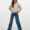 Vmtessa jeans med høy midje og vid passform