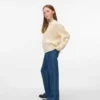 Vmtessa jeans med høy midje og vid passform
