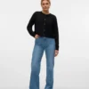 Vmtessa jeans med høy midje og vid passform