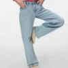 Vmtessa jeans med høy midje og vid passform