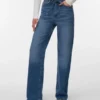 Vmtessa-jeans med høy midje og vid passform