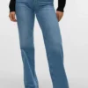 Vmtessa jeans med høy midje og vid passform