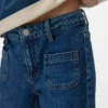Vmtessa jeans med høy midje og vid passform