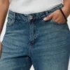 Vmtessa-jeans med høy midje og vid passform