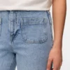 Vmtessa-jeans med høy midje og vid passform