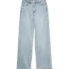 Vmtessa-jeans med strass, høy midje og vid passform