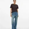 Vmtokey-jeans med lav midje og rett passform