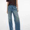 Vmtokey-jeans med lav midje og rett passform