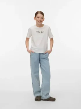 Vmvaleria jeans med middels høy midje og vid passform