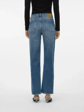 Vmvalerie jeans med middels høy midje og avslappet passform