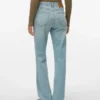 Vmvalerie jeans med middels høy midje og rett passform