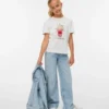 Vmvanessa-jeans med lav midje og vid benpassform