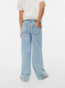 Vmvanessa-jeans med lav midje og vid benpassform