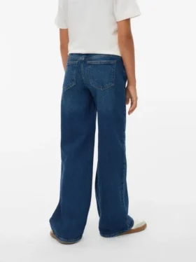 Vmvanessa-jeans med lav midje og vid benpassform