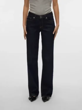 Vmvanessa jeans med lav midje og vid passform