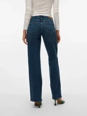 Vmvanessa-jeans med lav midje og vid passform