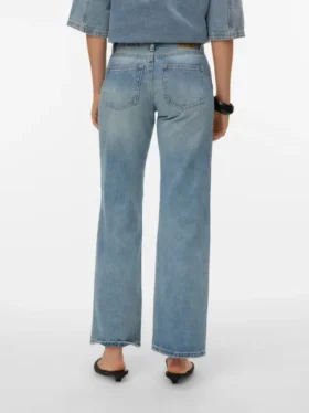 Vmvanessa-jeans med lav midje og vid passform