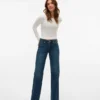 Vmvanessa-jeans med lav midje og vid passform