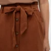 Vmvilja kort shorts i kordfløyel med høy midje