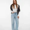 Vmwien-jeans med middels høy midje og vid passform