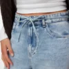 Vmwien-jeans med middels høy midje og vid passform