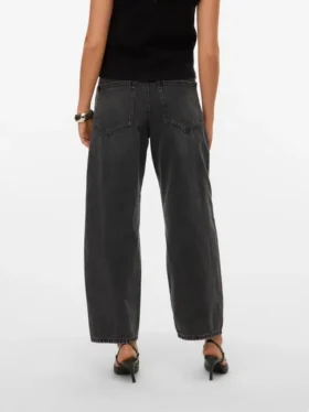 Vmzelda jeans med høy midje og barrel-passform