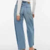 Vmzelda jeans med høy midje og barrel-passform
